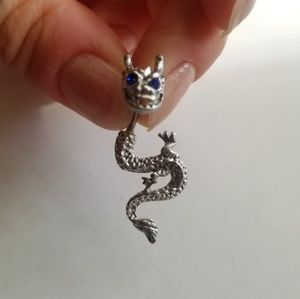Dragon Belly Button Ring
